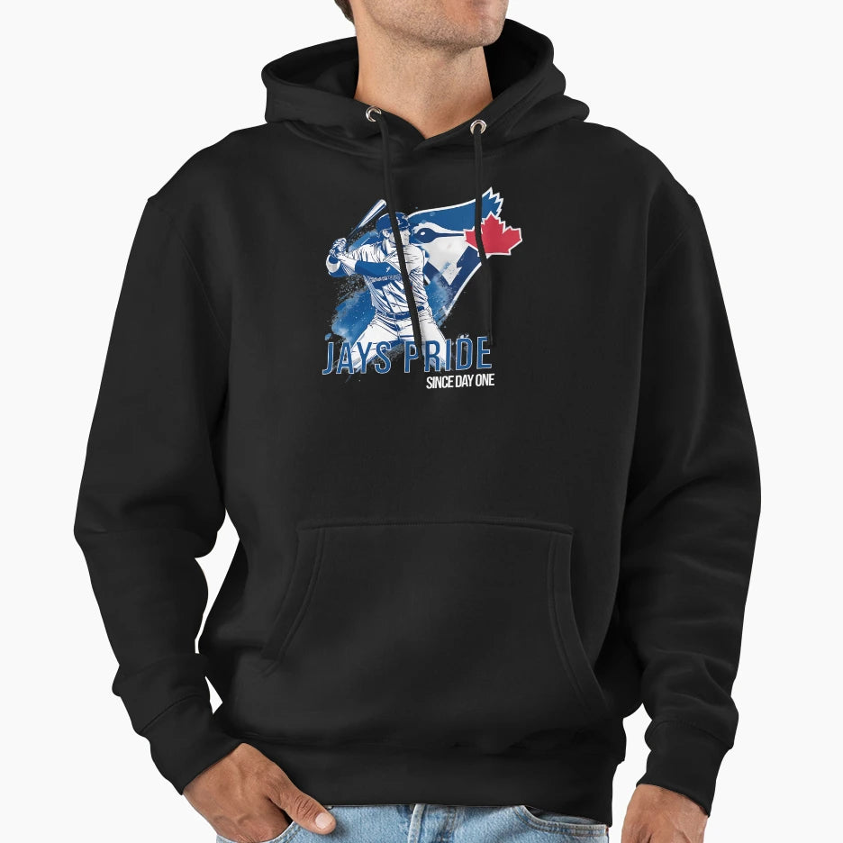 Jays Pride Since Day One Blue Jays Hoodie - Minimalist Print Men Women - T-Shirt, Sweatshirt, Hoodie