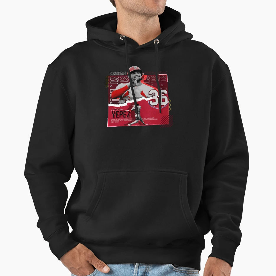 Juan Yepez Baseball Hoodie - Trendy Graphic Men Women - T-Shirt, Sweatshirt, Hoodie