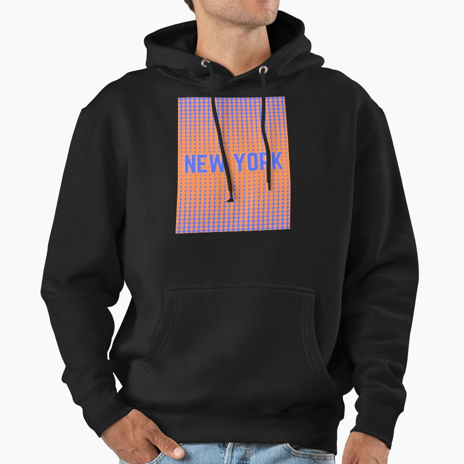New York Dots 1 Hoodie - Unique Graphic Men Women - T-Shirt, Sweatshirt, Hoodie