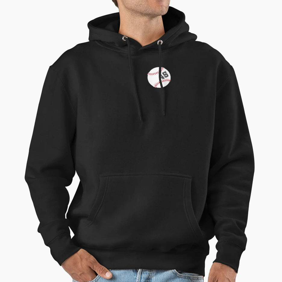 Baseball Player Jersey No 45 Back Hoodie - Streetwear Style Men Women - T-Shirt, Sweatshirt, Hoodie