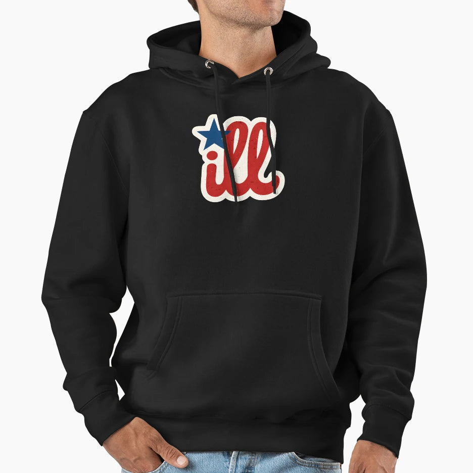 Ill Phillies Hoodie - Minimalist Print Unisex - T-Shirt, Sweatshirt, Hoodie