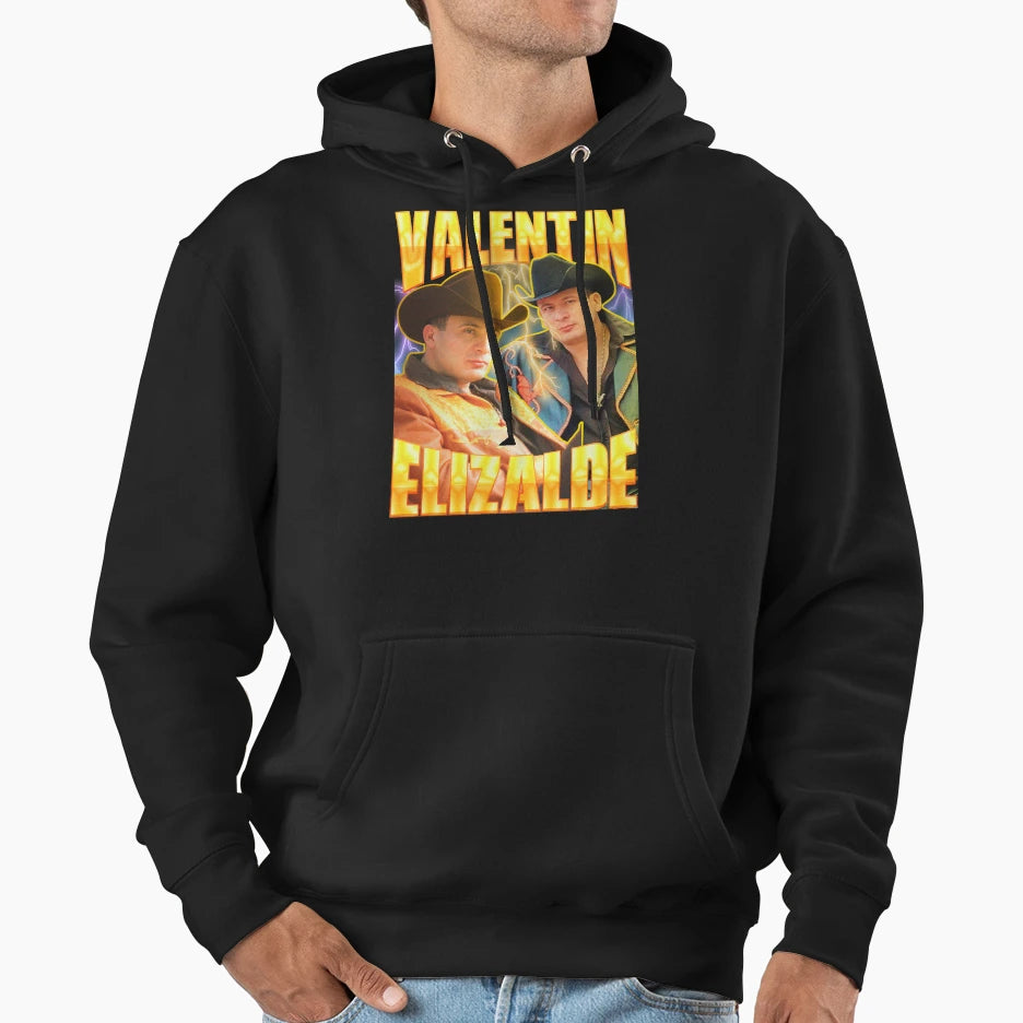 Valentin Elizalde Gallo De Oro Hoodie - Unique Graphic for Adults - T-Shirt, Sweatshirt, Hoodie