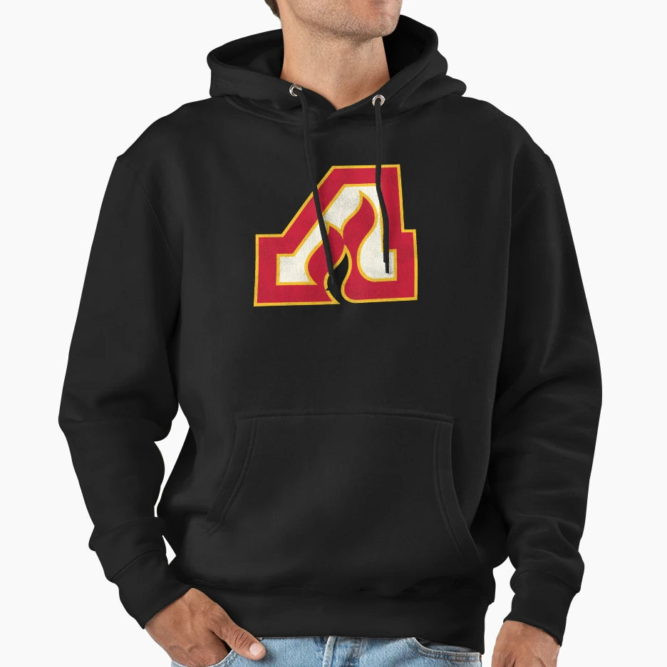 Defunct Atlanta Flames Hockey Team Hoodie - Novelty Apparel Unisex - T-Shirt, Sweatshirt, Hoodie