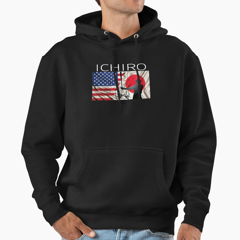 Ichiro Hoodie - Unique Graphic Men Women - T-Shirt, Sweatshirt, Hoodie
