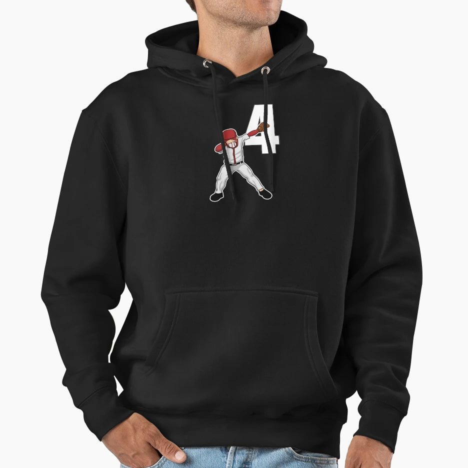 Dabbing Baseball Player Catcher Pitcher Hoodie - Graphic Print Men Women - T-Shirt, Sweatshirt, Hoodie
