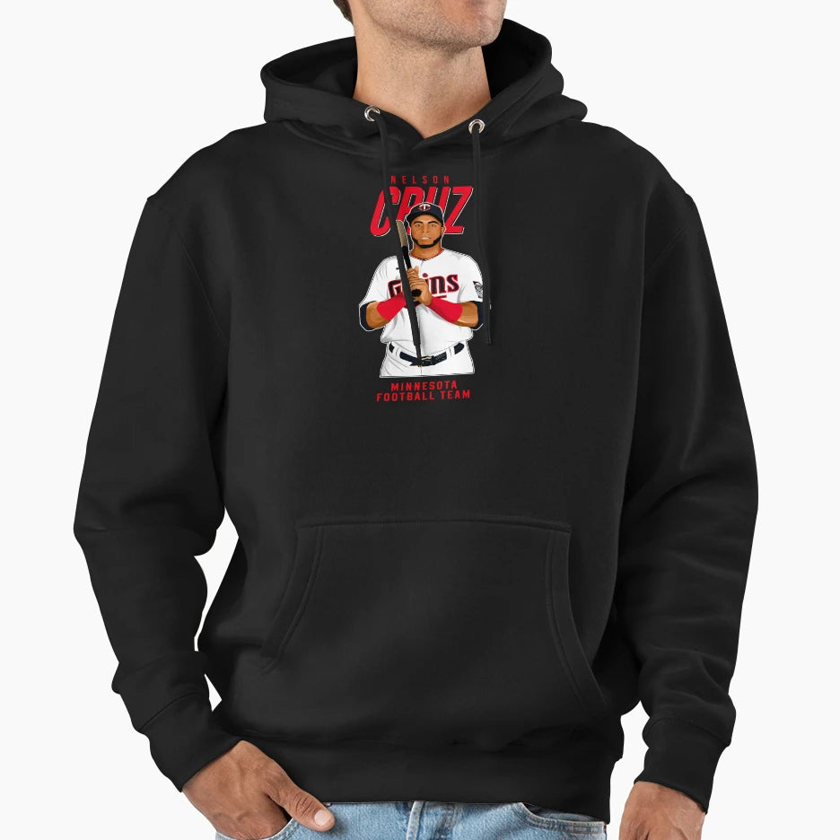 Nelson Cruz 23 Texas Baseball Team Hoodie - Novelty Apparel Men Women - T-Shirt, Sweatshirt, Hoodie