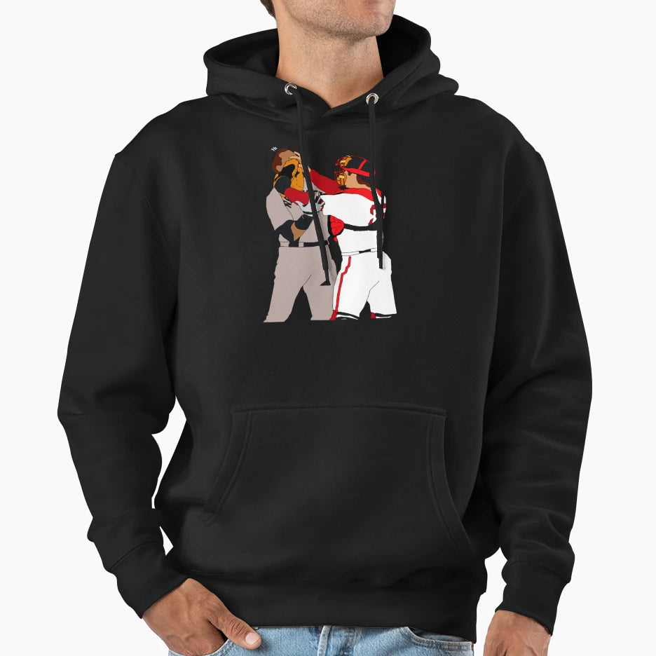 Jason Varitek Alex Rodriguez Brawl Hoodie - Streetwear Style for Adults - T-Shirt, Sweatshirt, Hoodie