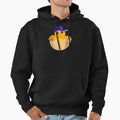 Easter Chic Happy Easter Baseball Hoodie - Fun Novelty Design for Adults - T-Shirt, Sweatshirt, Hoodie
