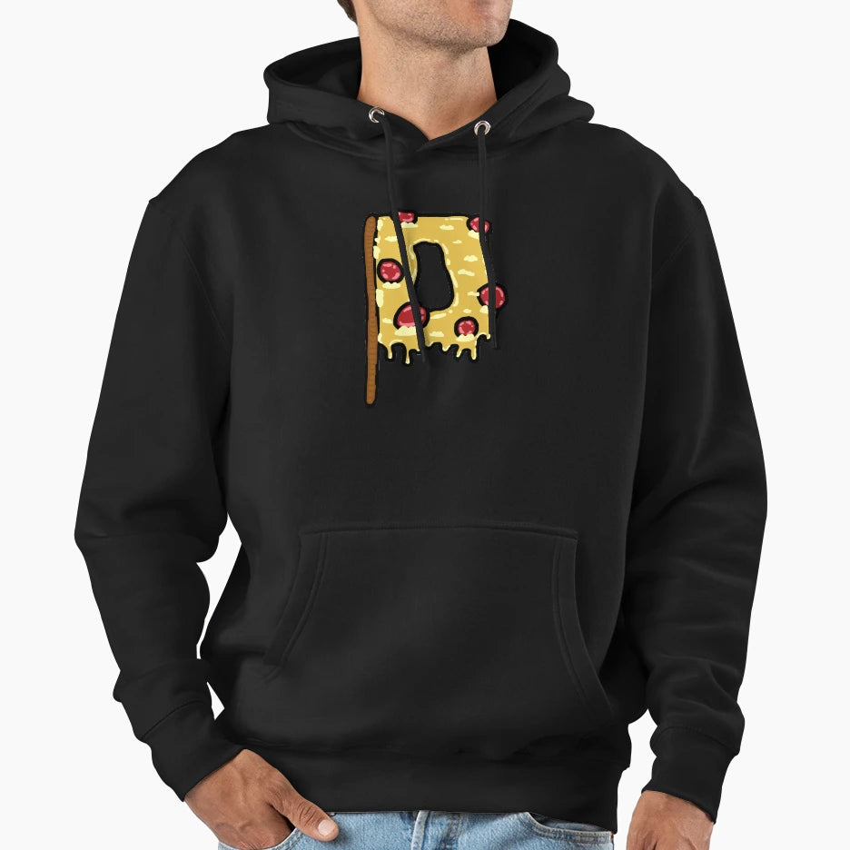 P Pizza Hoodie - Unique Graphic Men Women - T-Shirt, Sweatshirt, Hoodie