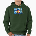 Geometric Colorado Flag Hoodie - Streetwear Style Unisex - T-Shirt, Sweatshirt, Hoodie