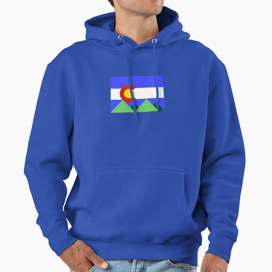 Colorado Flag Hoodie - Unique Graphic for Adults - T-Shirt, Sweatshirt, Hoodie