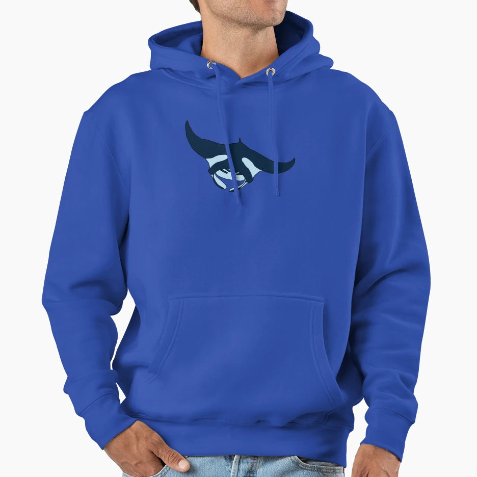 Manta Ray V2 Hoodie - Graphic Print for Adults - T-Shirt, Sweatshirt, Hoodie