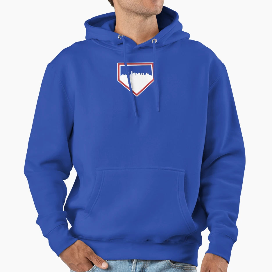 Boston Baseball Bos Home Skyline Hoodie - Custom Art Print Men Women - T-Shirt, Sweatshirt, Hoodie