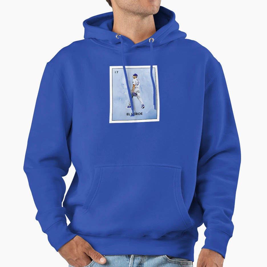 Joe Kelly Mexican Loteria El Heroe Hoodie - Streetwear Style for Adults - T-Shirt, Sweatshirt, Hoodie