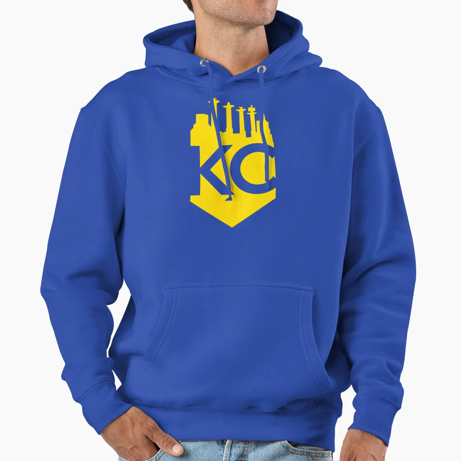 Kc Skyline Crown Hoodie - Aesthetic Graphic Unisex - T-Shirt, Sweatshirt, Hoodie