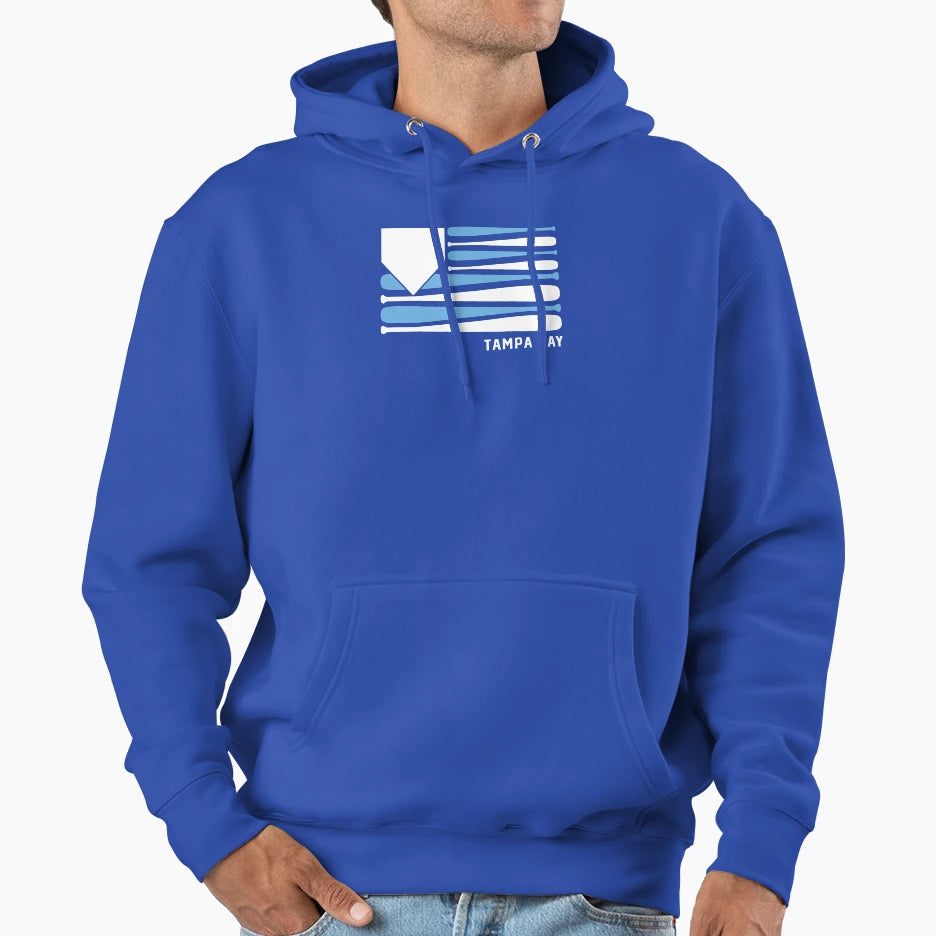 Tampa Bay Baseball Is American Hoodie - Aesthetic Graphic Men Women - T-Shirt, Sweatshirt, Hoodie