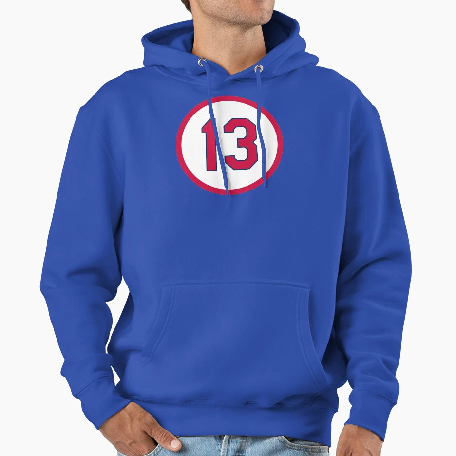 Matt Carpenter 13 Jersey Number Hoodie - Novelty Apparel for Adults - T-Shirt, Sweatshirt, Hoodie