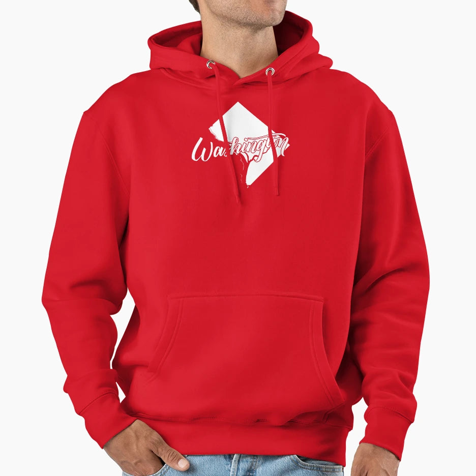 Washington Dc Hoodie - Minimalist Print for Adults - T-Shirt, Sweatshirt, Hoodie