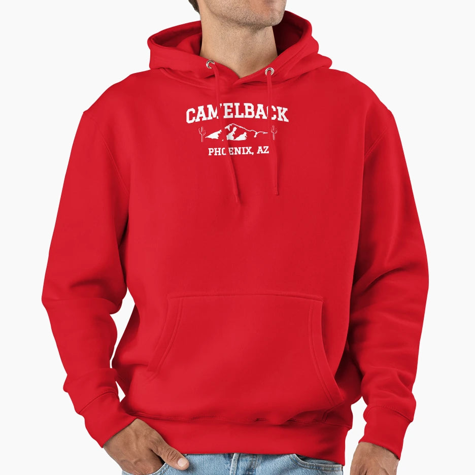 Camelback Mountain Phoenix Arizona Hoodie - Custom Art Print Men Women - T-Shirt, Sweatshirt, Hoodie