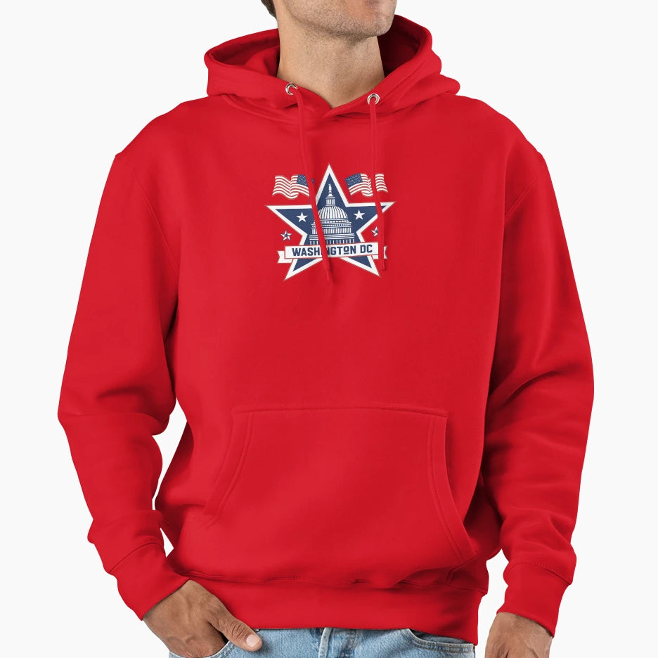 Washington Dc Hoodie - Custom Art Print Men Women - T-Shirt, Sweatshirt, Hoodie