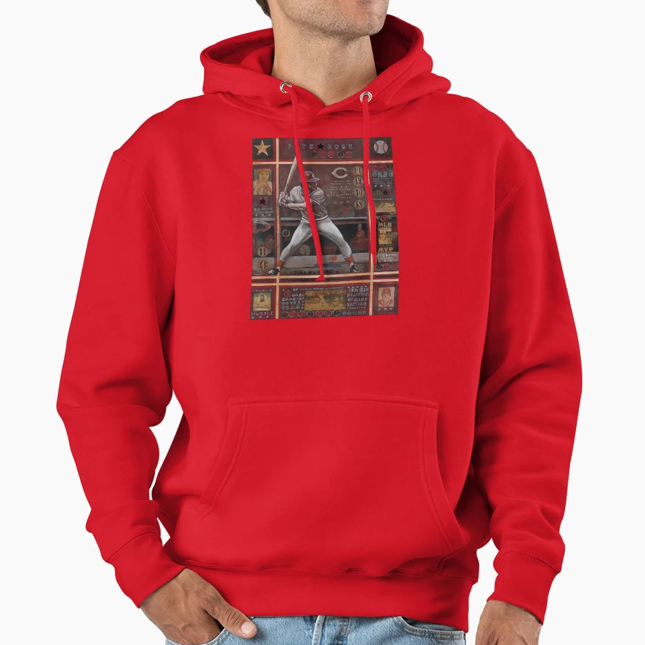 Pete Rose Hoodie - Graphic Print for Adults - T-Shirt, Sweatshirt, Hoodie