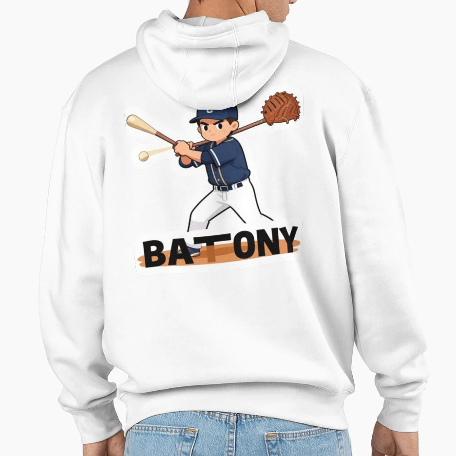 Sports Cartoon Hoodie - Novelty Apparel for Adults - T-Shirt, Sweatshirt, Hoodie