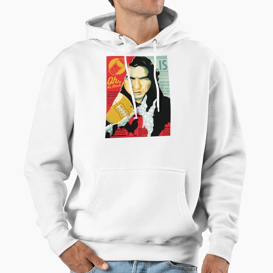 Damaged Hoodie - Minimalist Print Unisex - T-Shirt, Sweatshirt, Hoodie