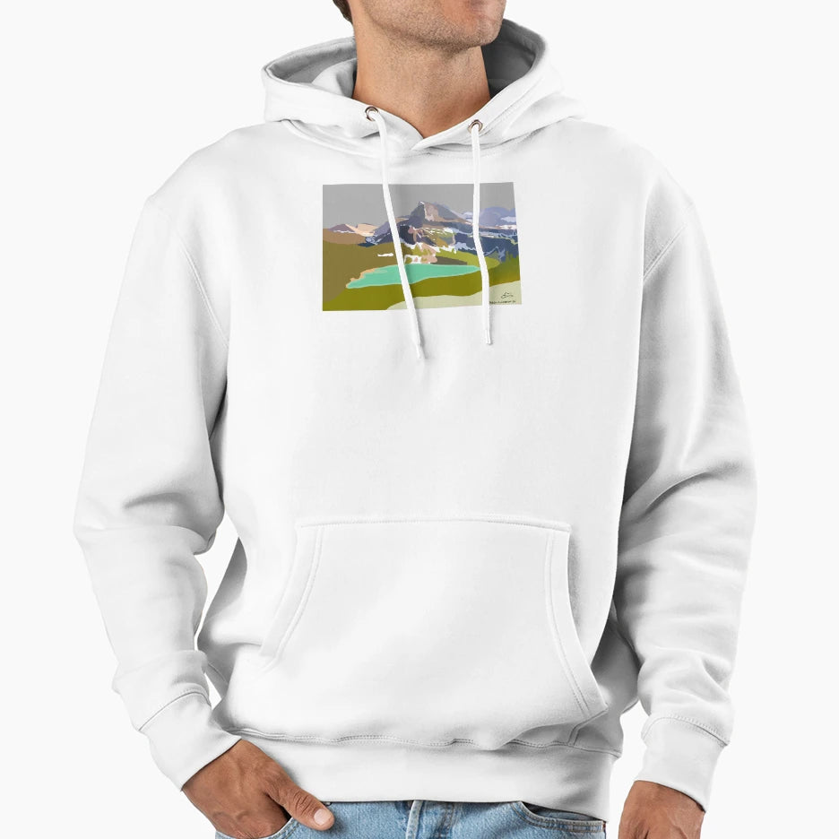 Glacier Hoodie - Trendy Graphic Unisex - T-Shirt, Sweatshirt, Hoodie