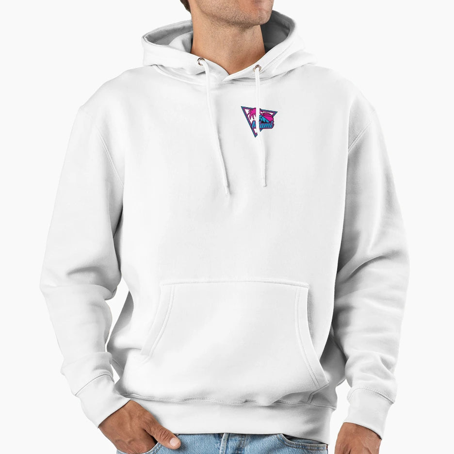 Miami City Basketball Hoodie - Custom Art Print Men Women - T-Shirt, Sweatshirt, Hoodie