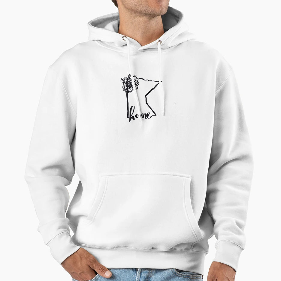 Minnesota Home Hoodie - Aesthetic Graphic Unisex - T-Shirt, Sweatshirt, Hoodie