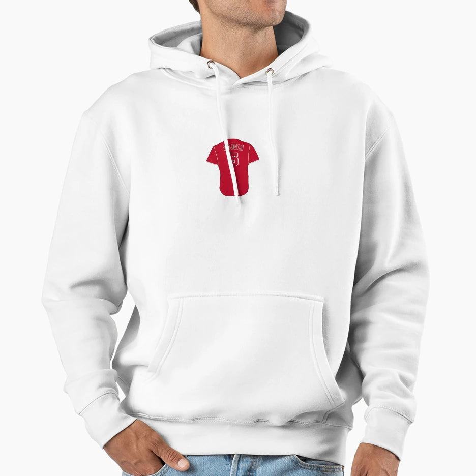 Albert Pujols Jersey Hoodie - Novelty Apparel for Adults - T-Shirt, Sweatshirt, Hoodie