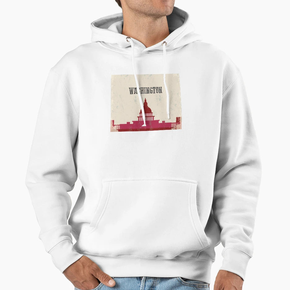 Washington Hoodie - Graphic Print for Adults - T-Shirt, Sweatshirt, Hoodie