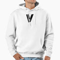 Personalized Baseball Initial V Hoodie - Fun Novelty Design Men Women - T-Shirt, Sweatshirt, Hoodie