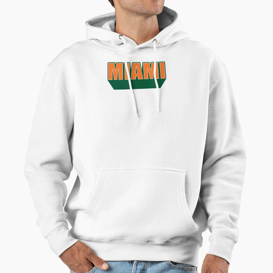 University Miami Hoodie - Unique Graphic for Adults - T-Shirt, Sweatshirt, Hoodie
