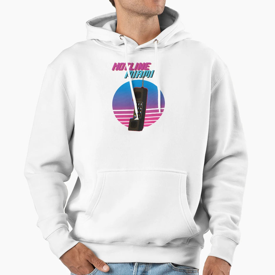 Miami Hotline Hoodie - Fun Novelty Design Unisex - T-Shirt, Sweatshirt, Hoodie