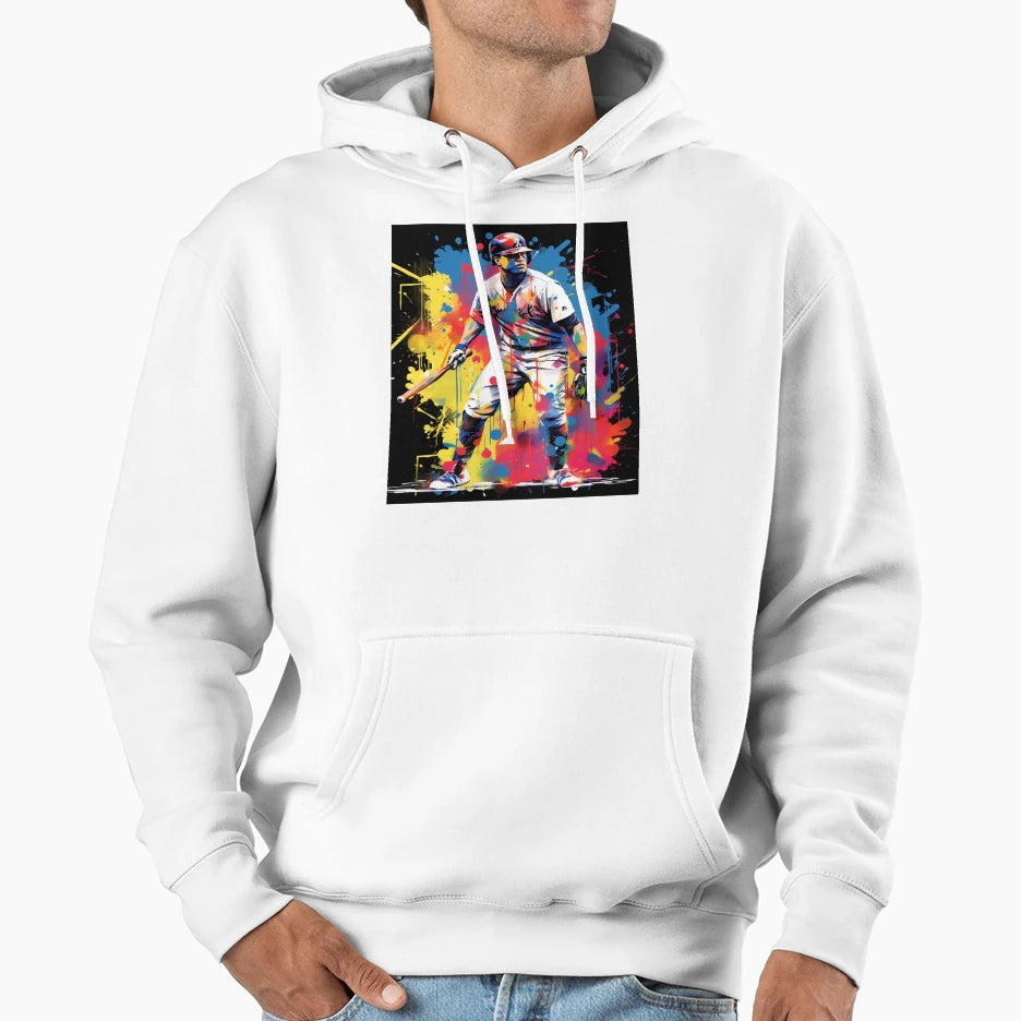 Baseball Hoodie - Graphic Print Unisex - T-Shirt, Sweatshirt, Hoodie