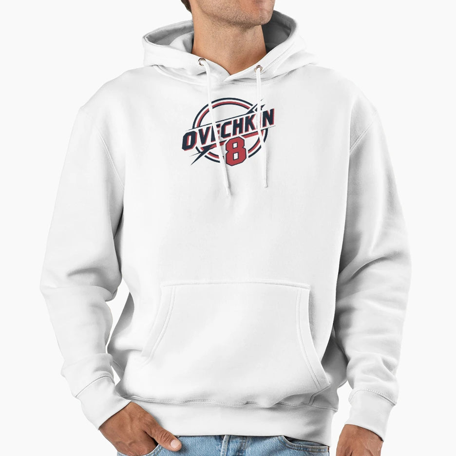 Alex Ovechkin Washington Capitals Hoodie - Casual Everyday Wear for Adults - T-Shirt, Sweatshirt, Hoodie