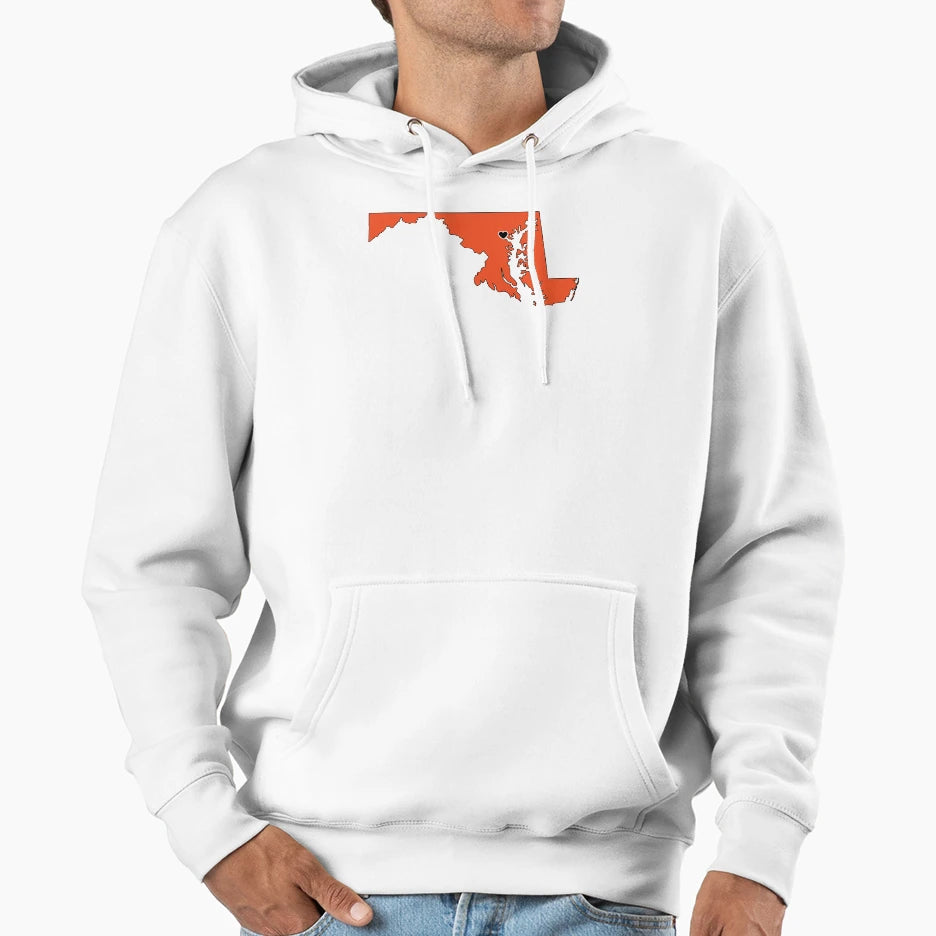 Home Sweet Baltimore Baseball Hoodie - Novelty Apparel Men Women - T-Shirt, Sweatshirt, Hoodie