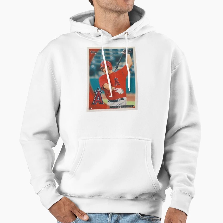 Mike Trout 2008 Rookie Card Hoodie - Fun Novelty Design Men Women - T-Shirt, Sweatshirt, Hoodie