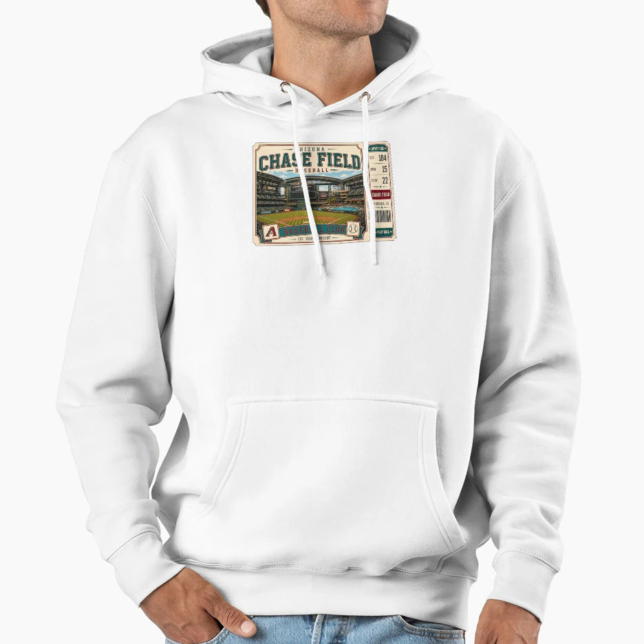 Arizona Chase Field Ticket Pool T-Shirt - Trendy Graphic for Adults - T-Shirt, Sweatshirt, Hoodie