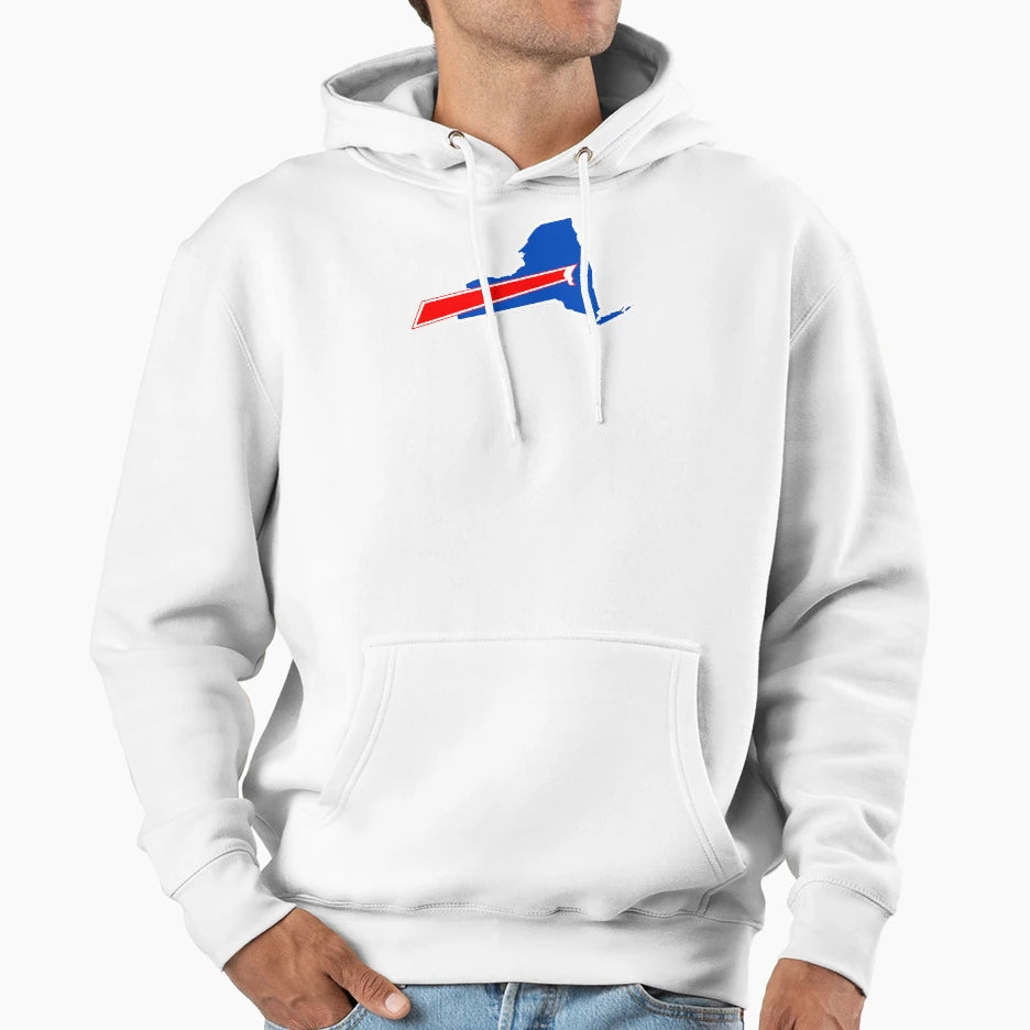 New York Bills Hoodie - Unique Graphic for Adults - T-Shirt, Sweatshirt, Hoodie