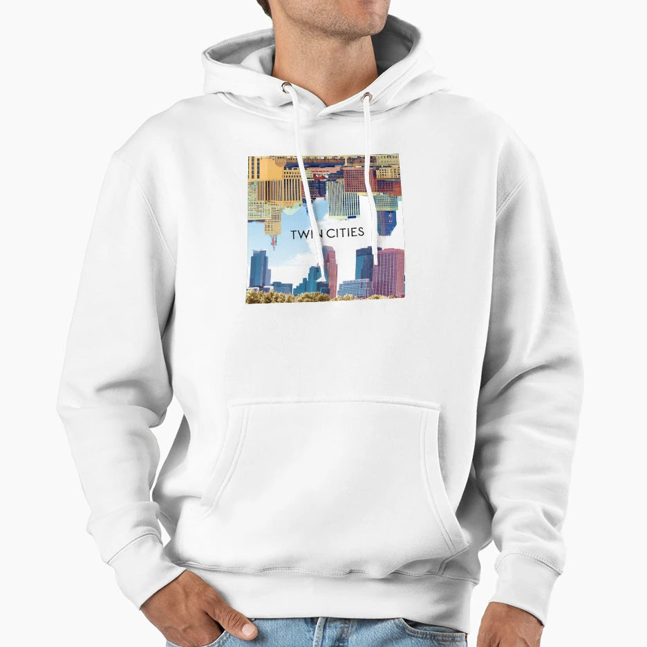 Twin Cities Minneapolis And Saint Paul Hoodie - Trendy Graphic Men Women - T-Shirt, Sweatshirt, Hoodie