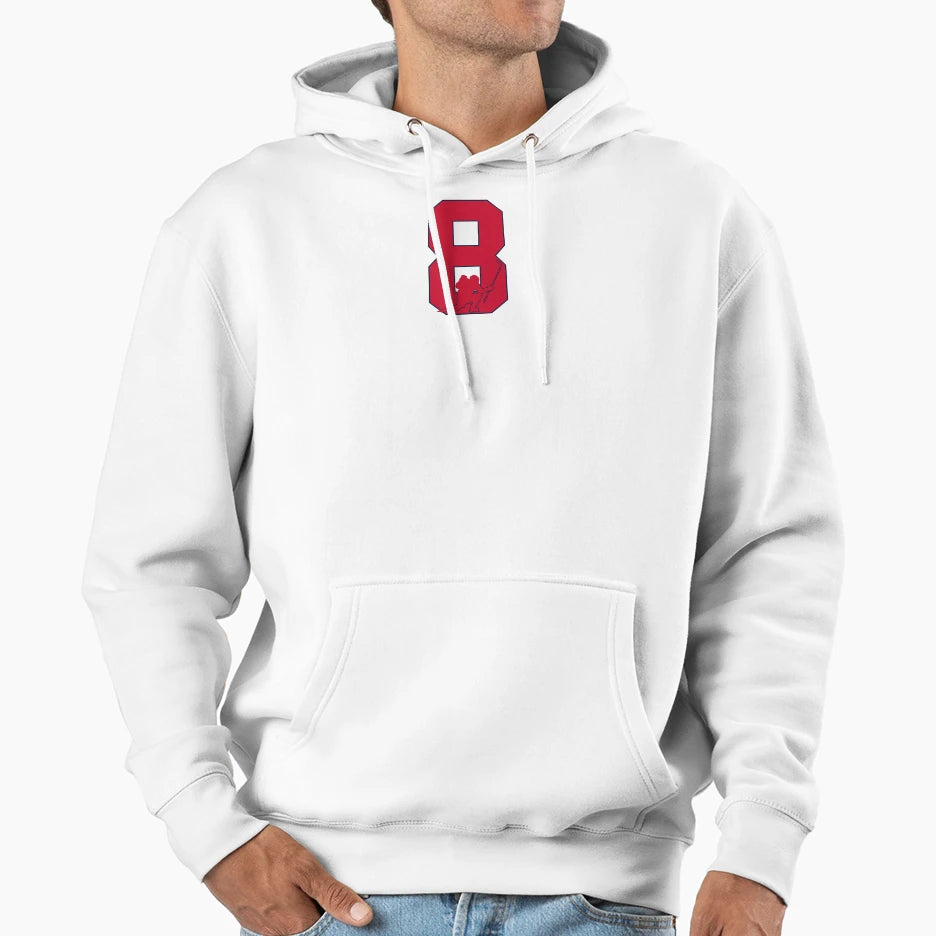 Ovechkin Washington Hockey 8 Hoodie - Fun Novelty Design for Adults - T-Shirt, Sweatshirt, Hoodie
