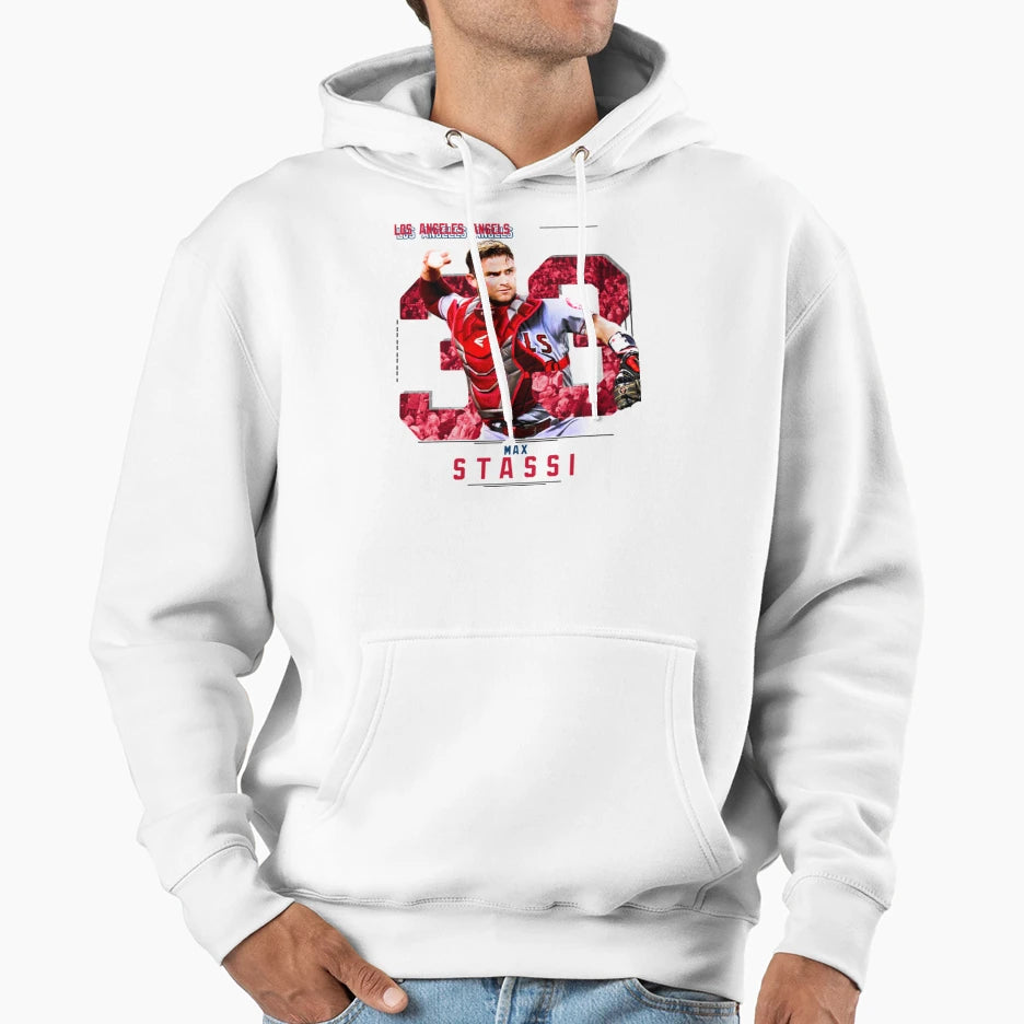 Max Stassi Baseball Hoodie - Aesthetic Graphic Men Women - T-Shirt, Sweatshirt, Hoodie