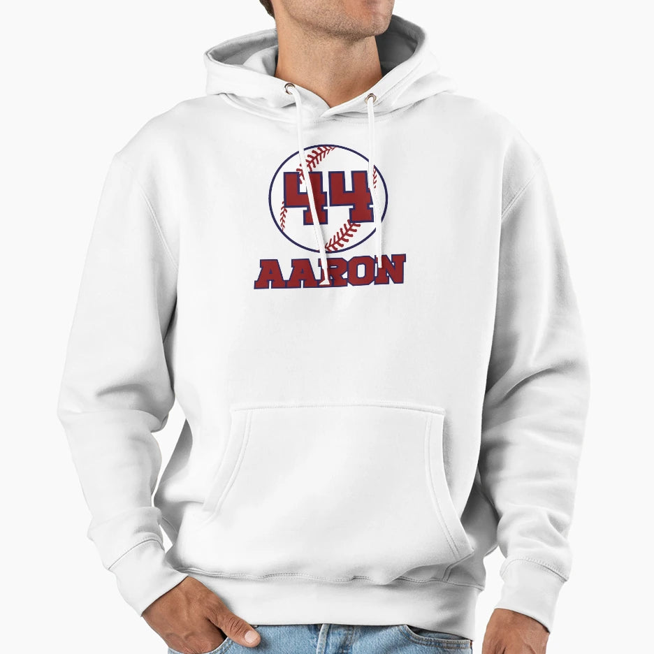 Hank Aaron Hoodie - Graphic Print for Adults - T-Shirt, Sweatshirt, Hoodie