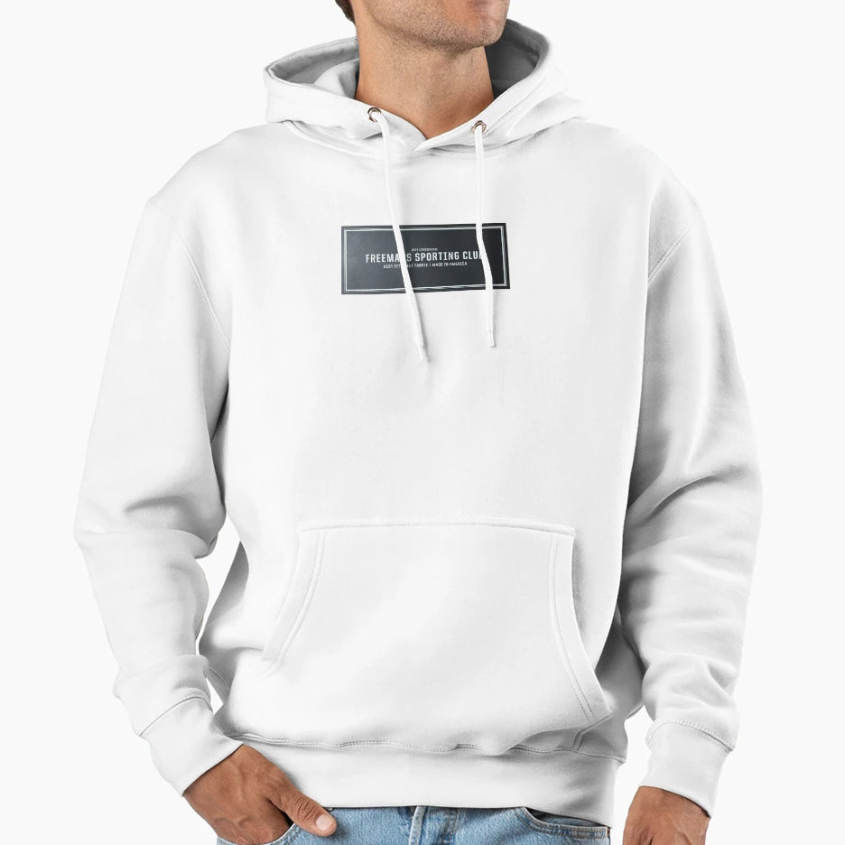 White Freemans Sporting Club Hoodie - Streetwear Style Men Women - T-Shirt, Sweatshirt, Hoodie