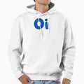 Oi Blue Hoodie - Trendy Graphic Men Women - T-Shirt, Sweatshirt, Hoodie