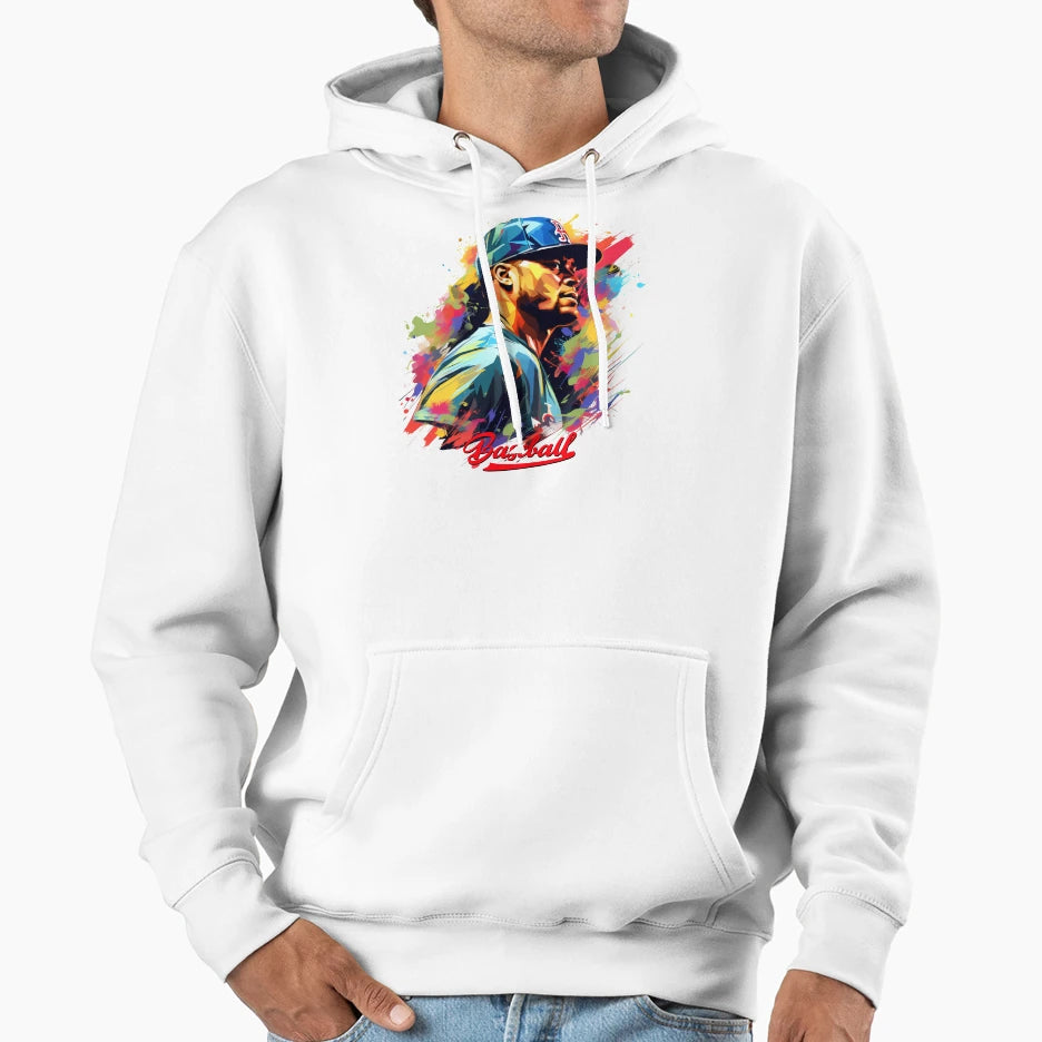 Baseball Hoodie - Graphic Print Men Women - T-Shirt, Sweatshirt, Hoodie