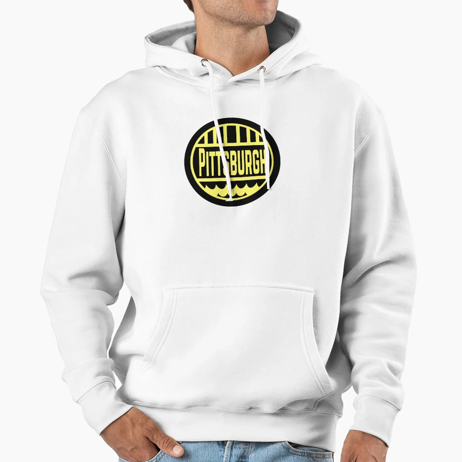 Pittsburgh Logo Hoodie - Unique Graphic Men Women - T-Shirt, Sweatshirt, Hoodie