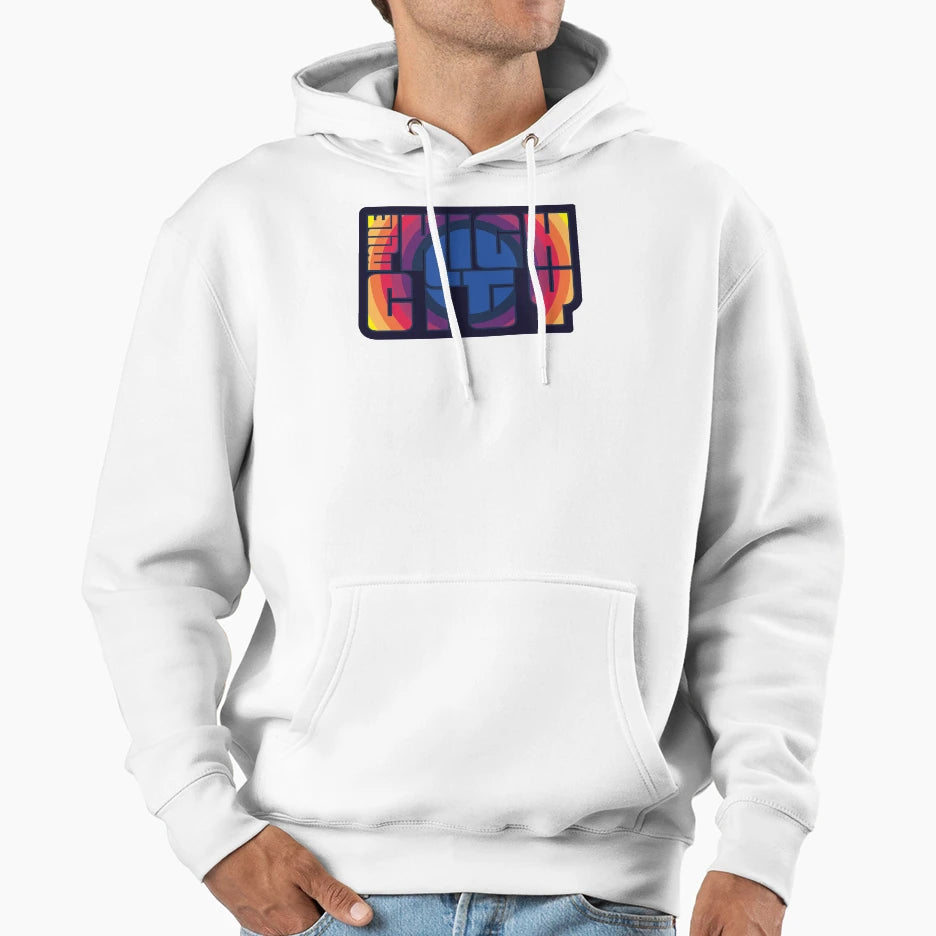 Mile High City Hoodie - Trendy Graphic for Adults - T-Shirt, Sweatshirt, Hoodie